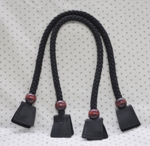 Supreme Quality Leather-Like Cord with Wood Beads