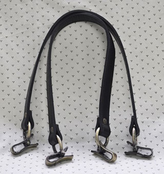 GENUINE LEATHER HANDLE+High Quality Clamping Clips